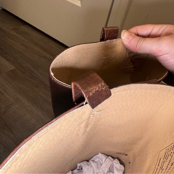 Cleo + Wolf Scout Round Toe Heeled Brown Leather Fashion Boots - Picture 10 of 13